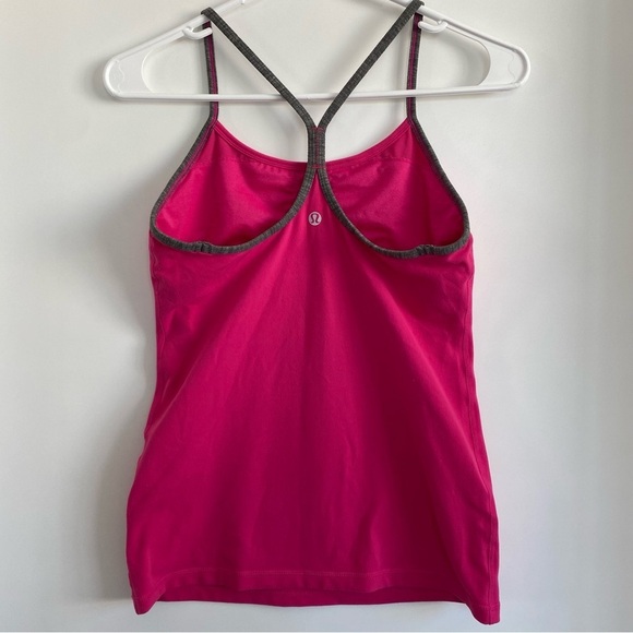 Lululemon Power Y Tank Luon Pink 6 - Picture 3 of 4